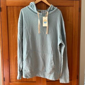 Jungmaven Maui Hooded Sweatshirt Ether Blue
